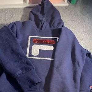 Kids fila hoodie